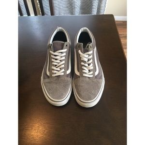 Grey vans unisex men’s 8 women’s 9.5